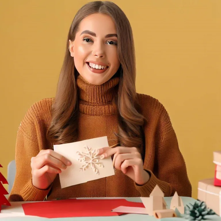 Jak vyrobit vánoční přání z papíru