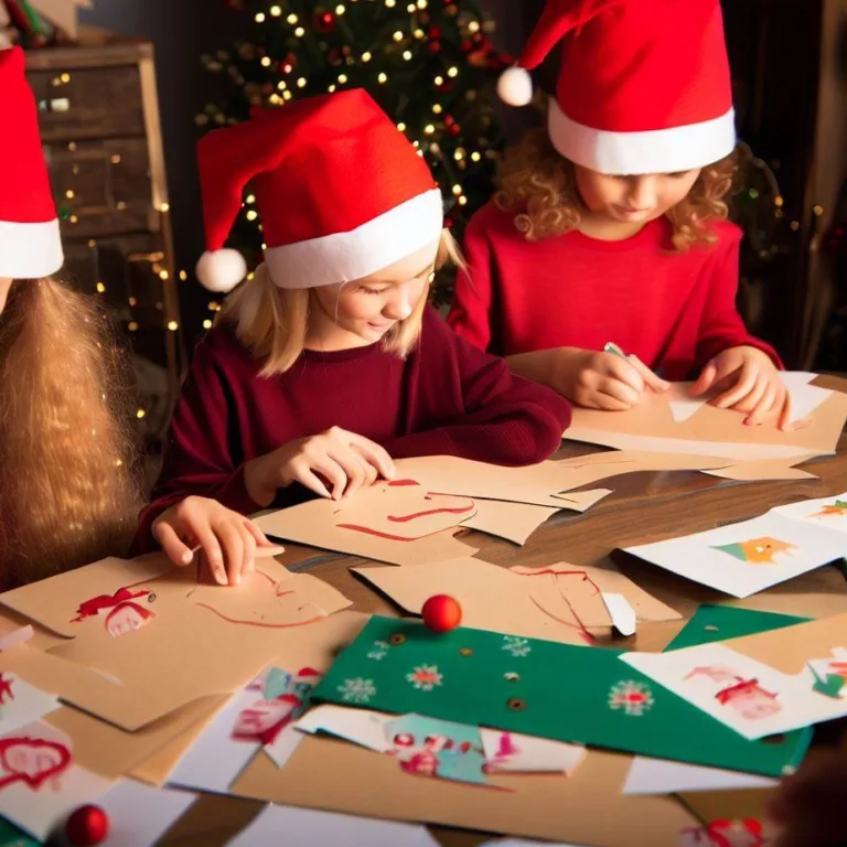 Vánoční přání výroba s dětmi