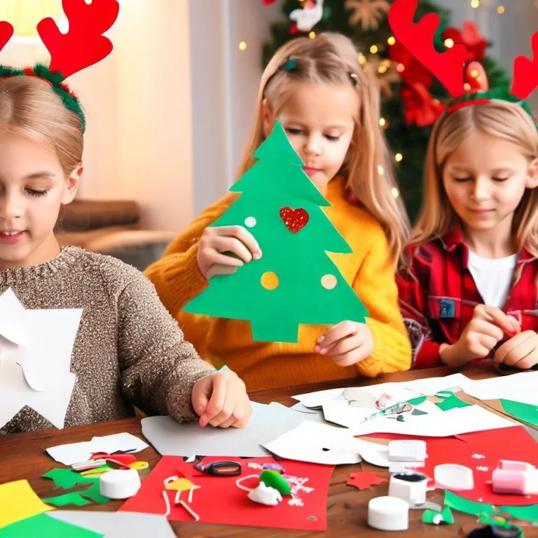 Vánoční tvoření z papíru s dětmi